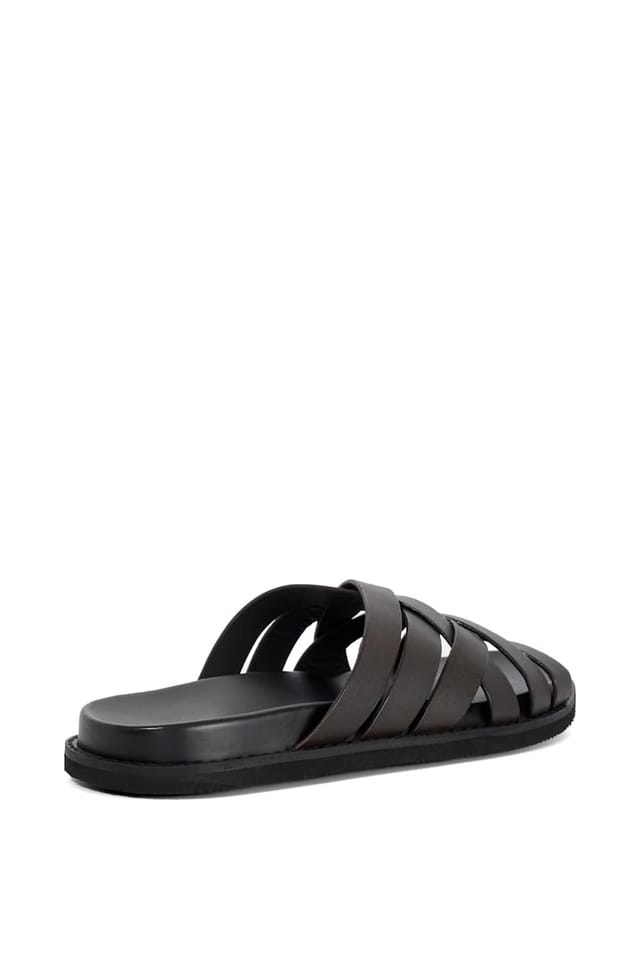 Dune London Dune London Men's 'Iddris' Leather Sandals in Brown - 3