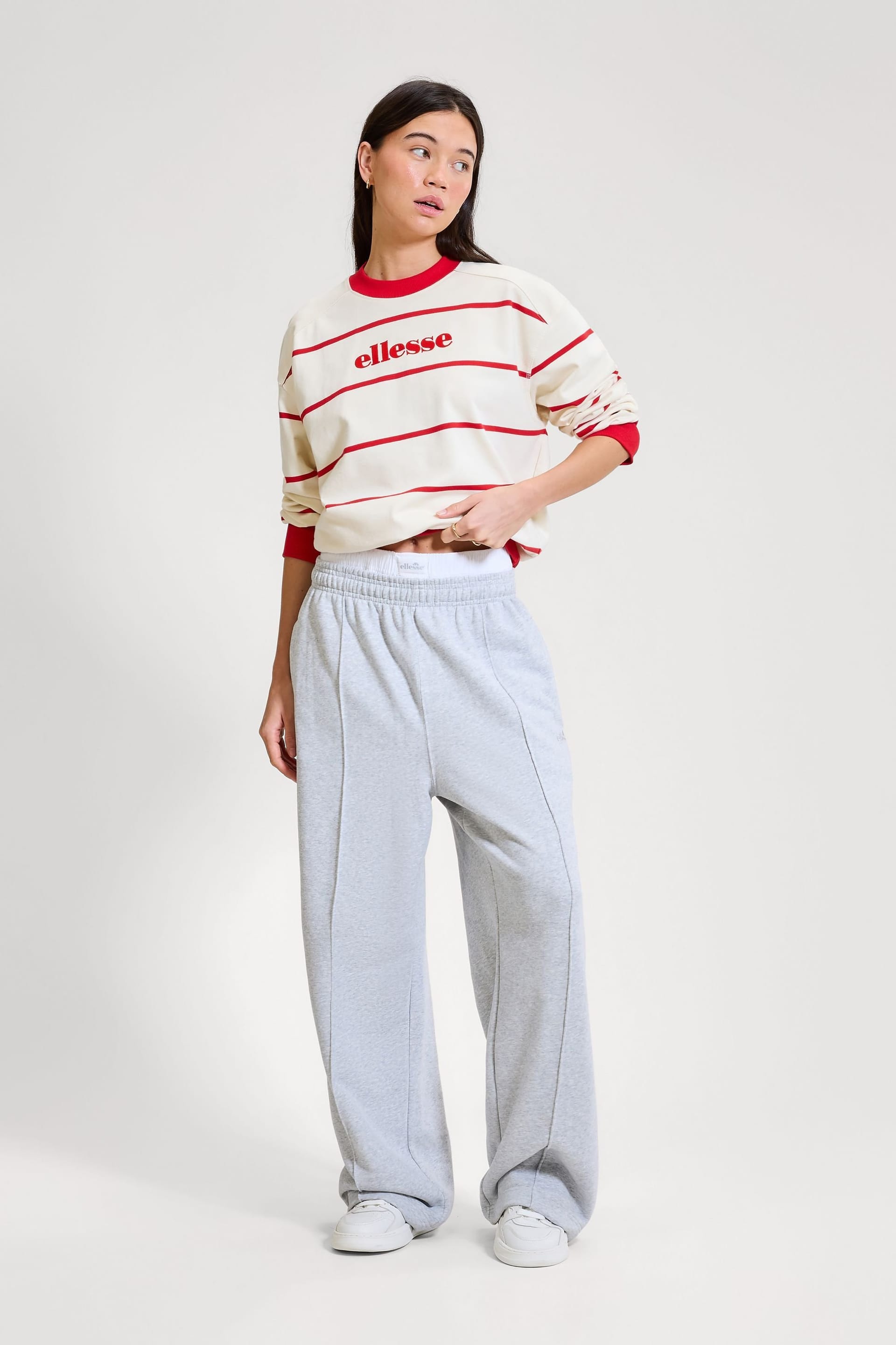 Ellesse Ellesse Women's Taggia Sweatshirt in Off-White - 4