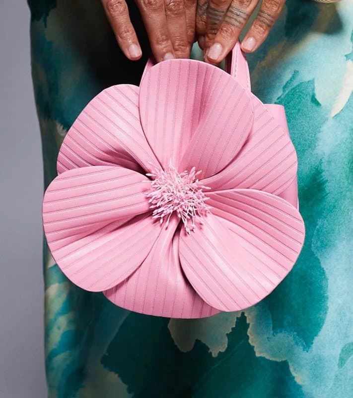 ASOS Flower pink bag