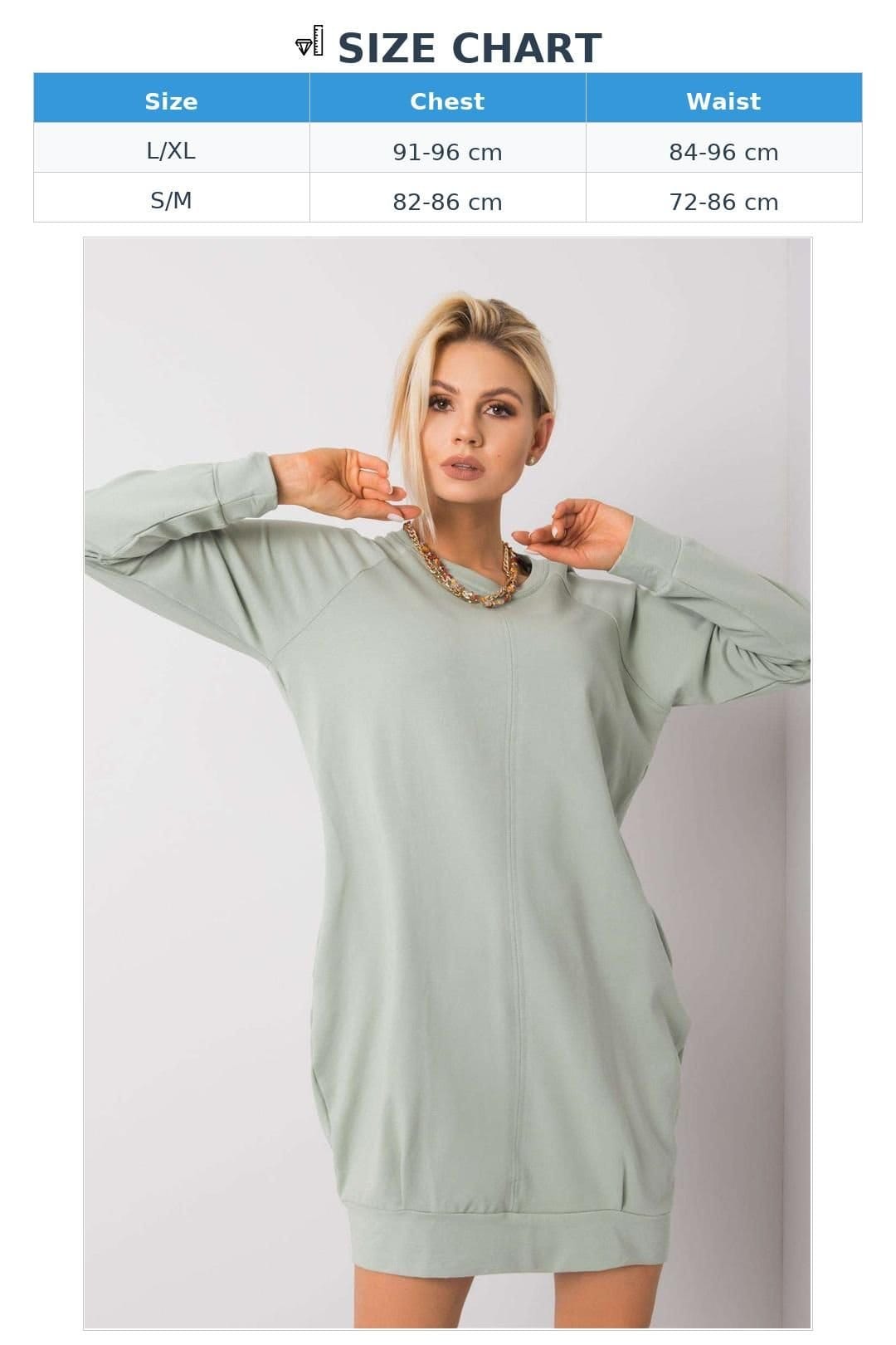 Love Lace Love Lace Women's Cotton Elastane Casual Knee Length Dress in Green - 4