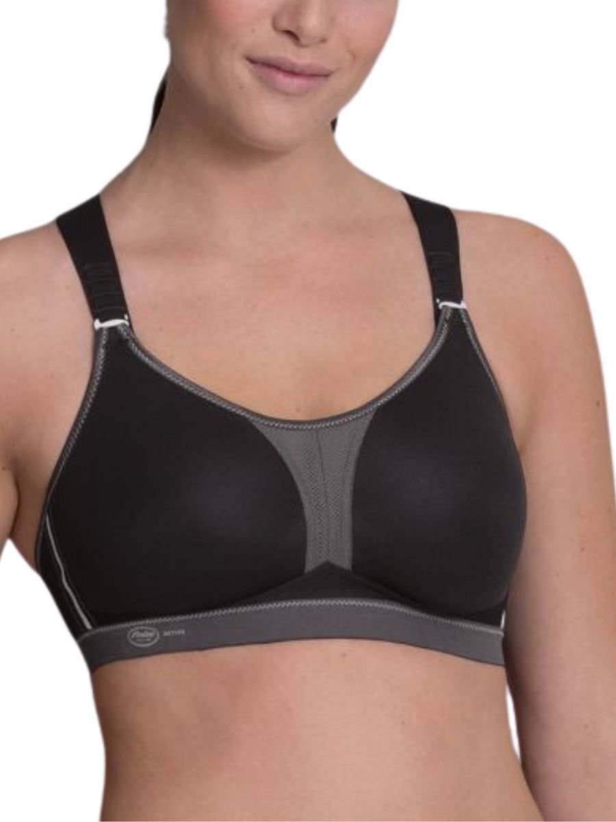 Anita Anita Women's Dynamix Star Sports Bra in Black - 2