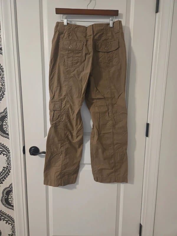 Eddie Bauer Eddie Bauer Women's Straight Leg Cargo Jeans - Brown