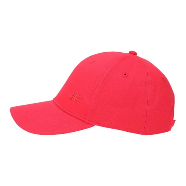 4F 4F Men's U367 Logo Cotton Baseball Cap in Red - 3