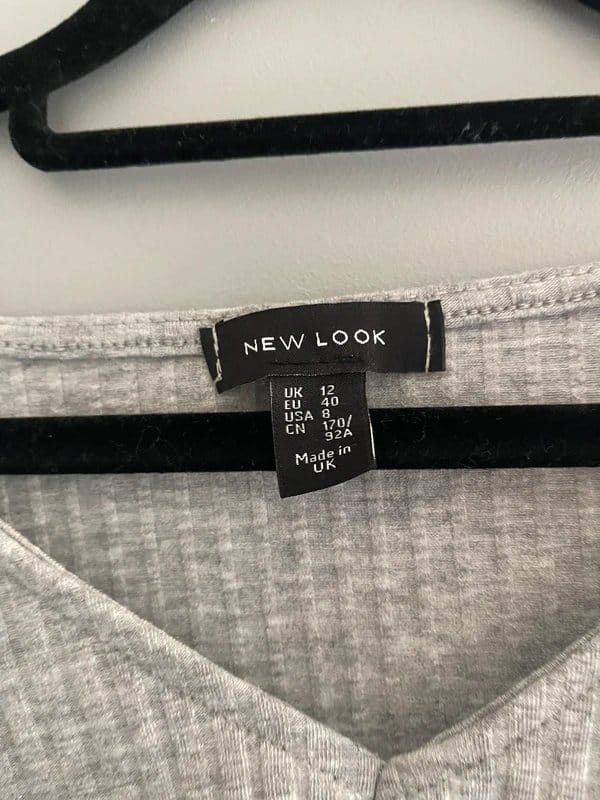 New Look Grey Ruched T-Shirt