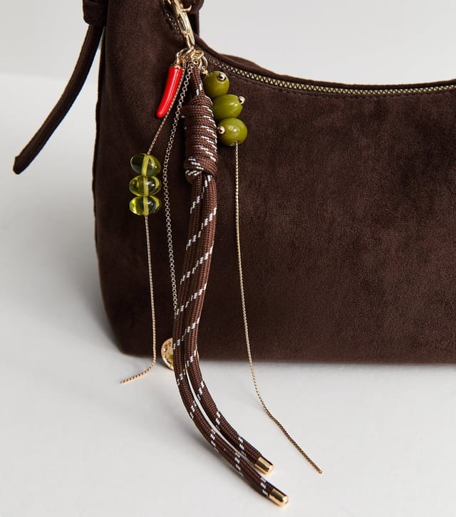 New Look Green Olive Bag Charm New Look - 2