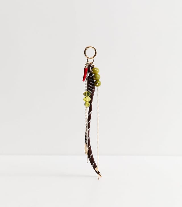 New Look Green Olive Bag Charm New Look - 3