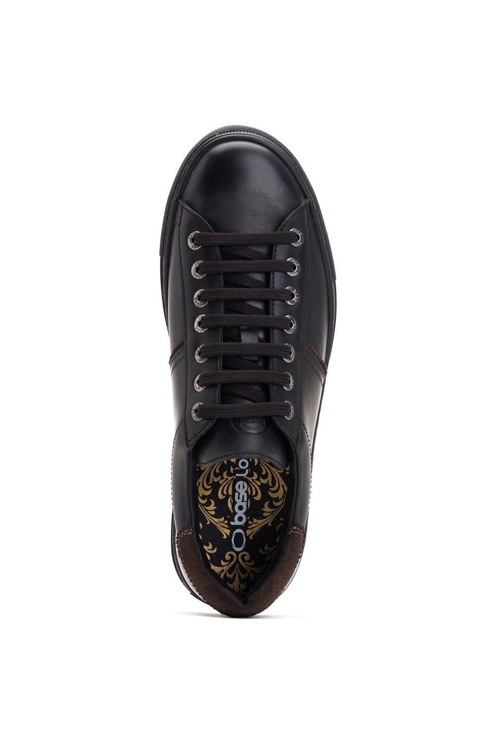 Base London Base London Men's Beck Pull Up Shoes in Black - 4