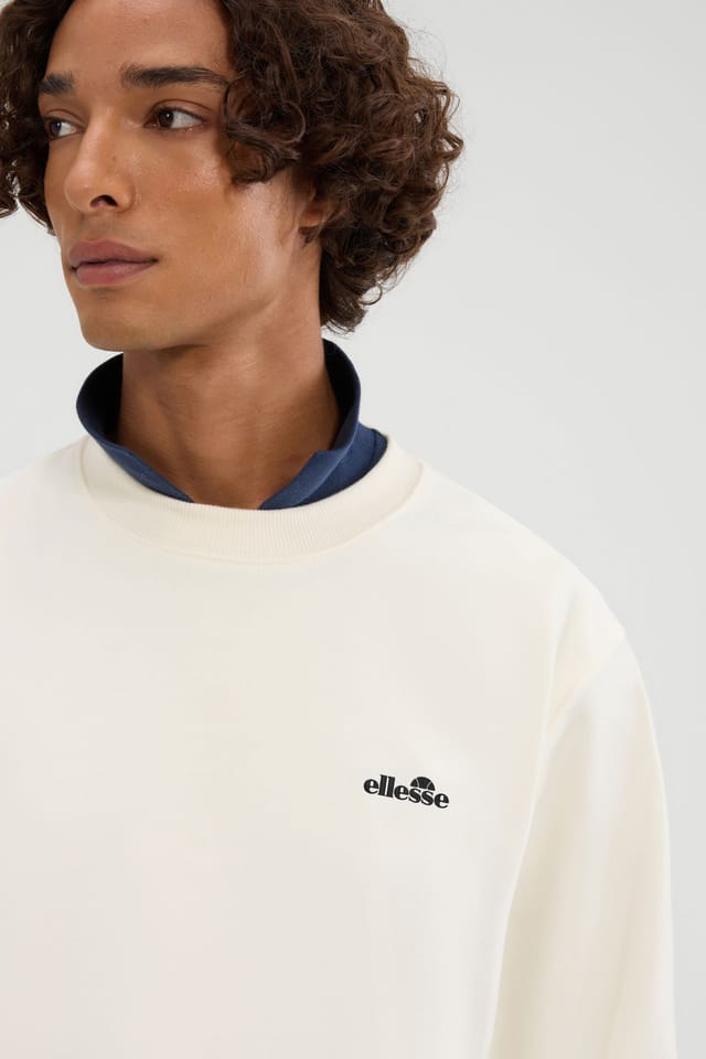 Ellesse Ellesse Men's Corcolle Sweatshirt in Off-White - 3