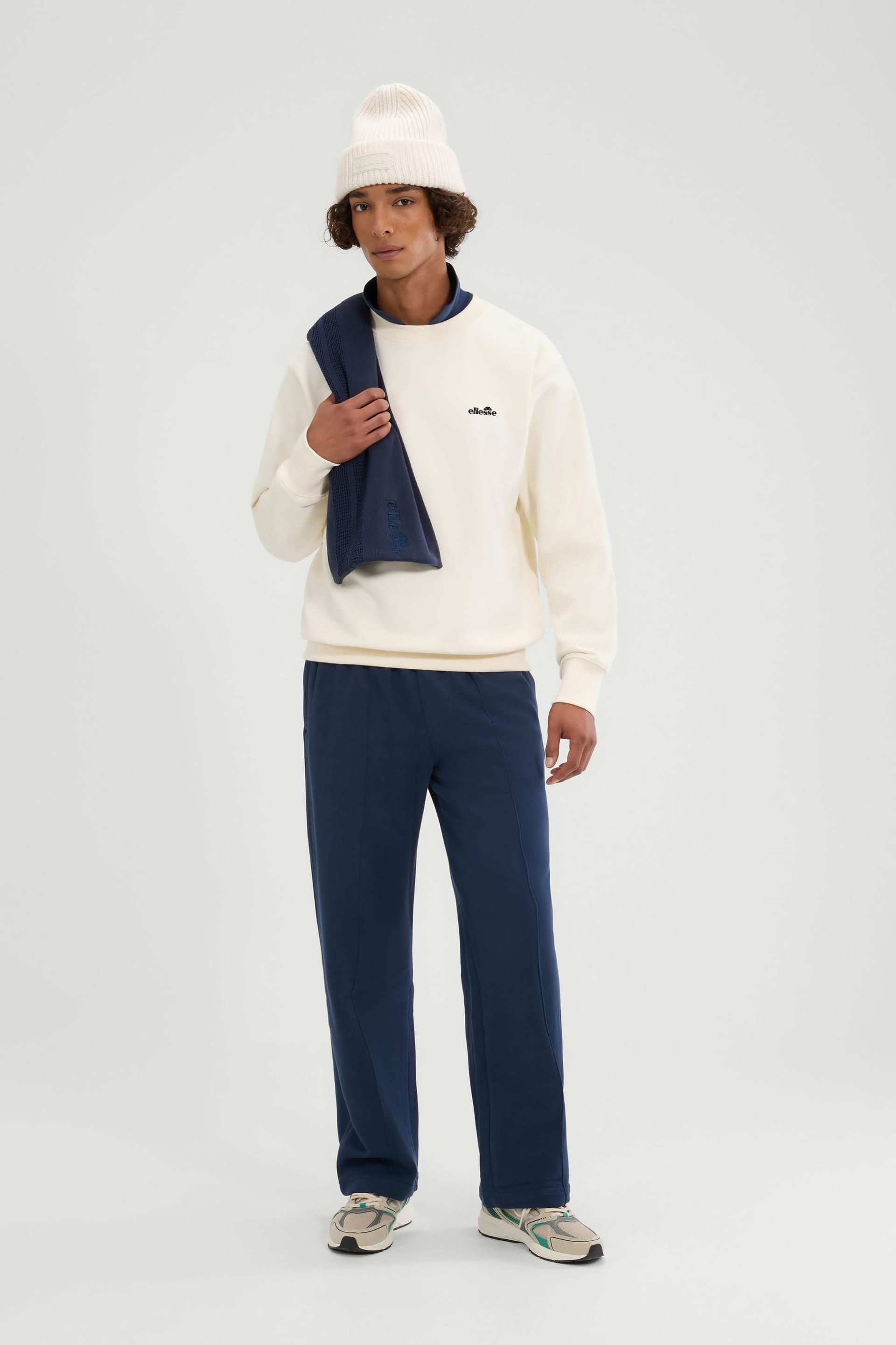 Ellesse Ellesse Men's Corcolle Sweatshirt in Off-White - 4