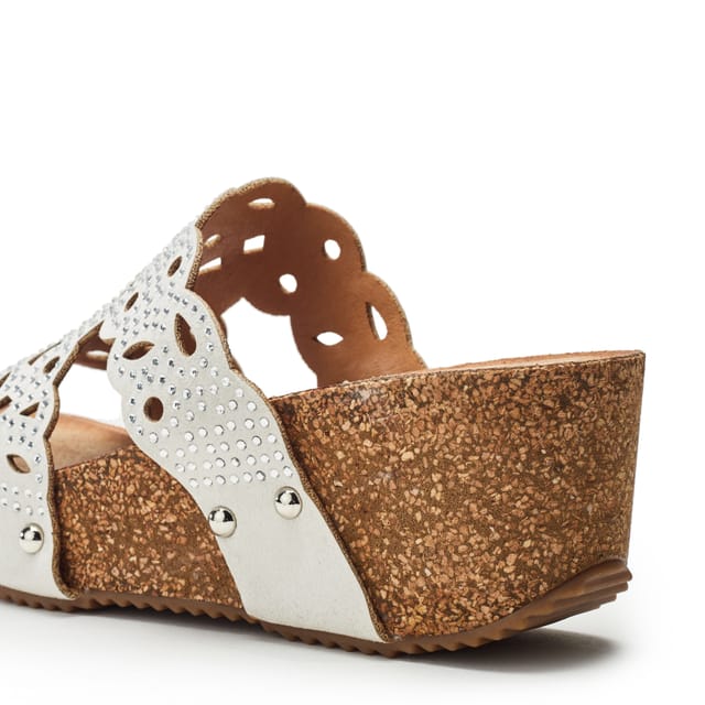 b.soleful b.soleful Women's 'Salvia' Porvair Sandals in Grey - 3