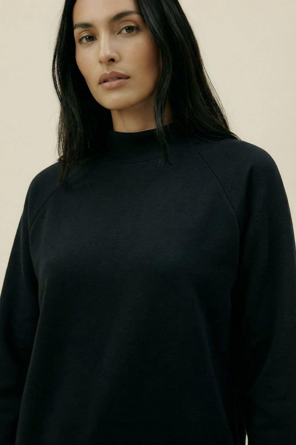 The Night Store The Night Store Women's Black Turtle Neck Lounge Trouser Set - 4