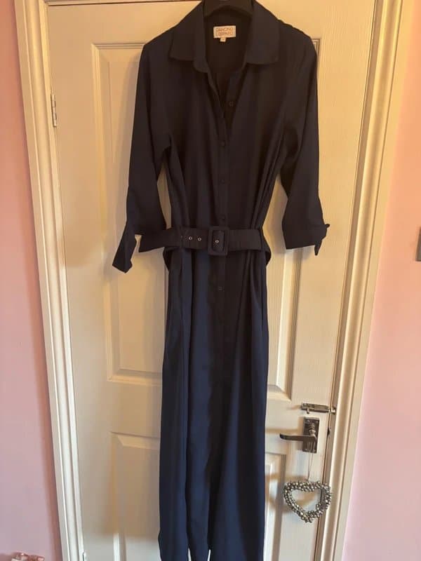 Dancing Leopard Dancing leopard plunge shirt dress wedding party work holiday 14-16 same day post