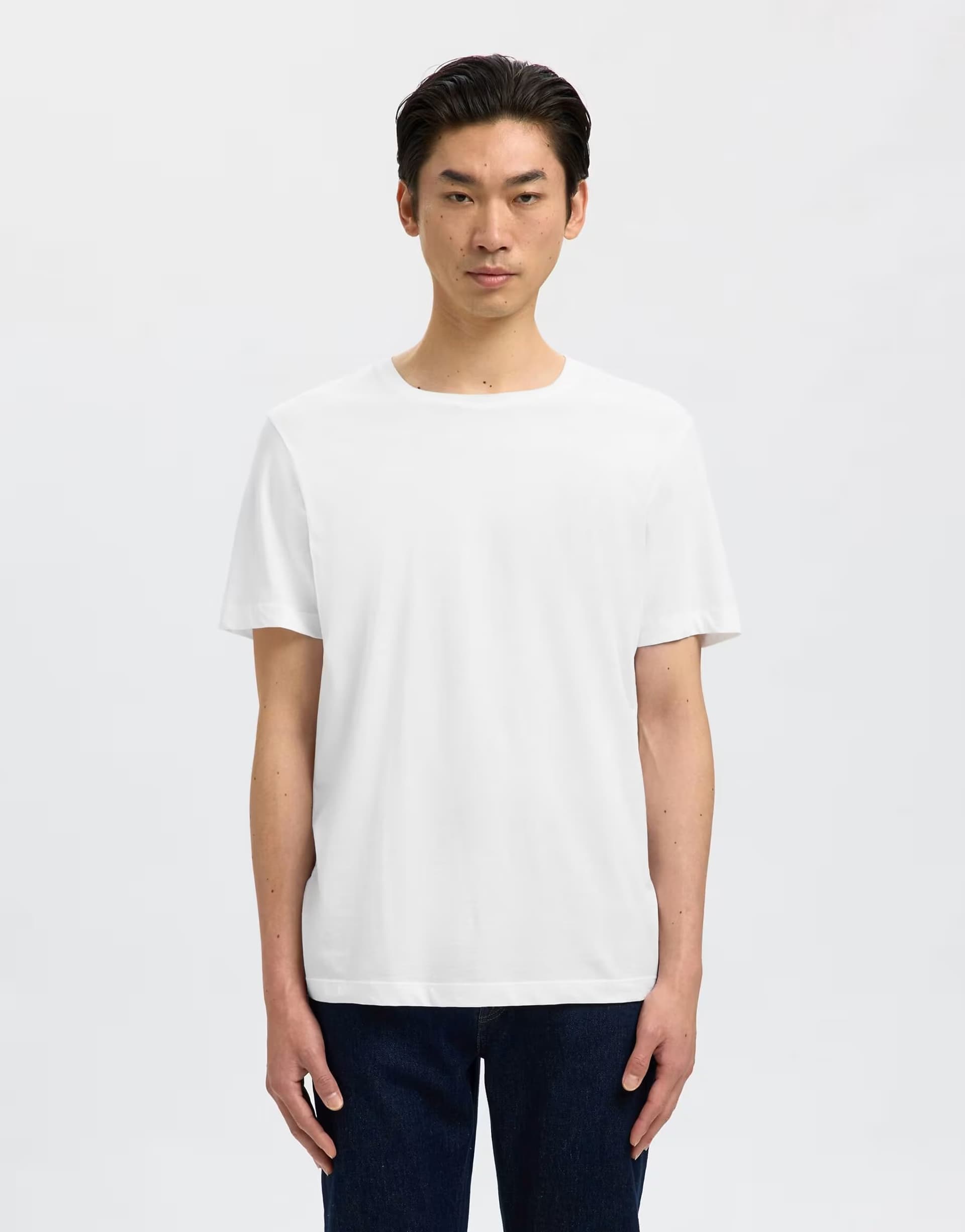ASOS Selected T-shirt in bright white