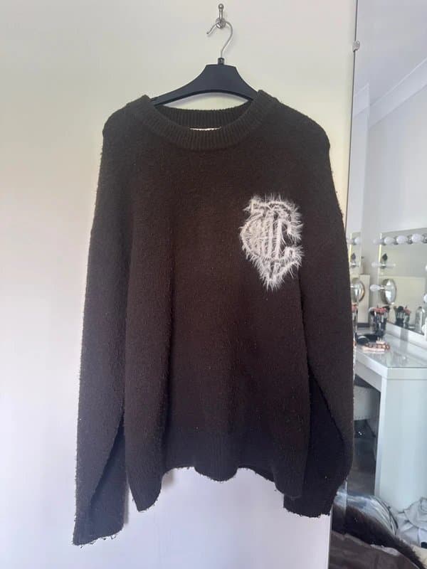 The Couture Club brown knit sweater