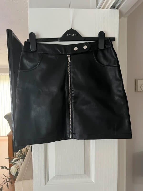 New Look Leather skirt uk size 10