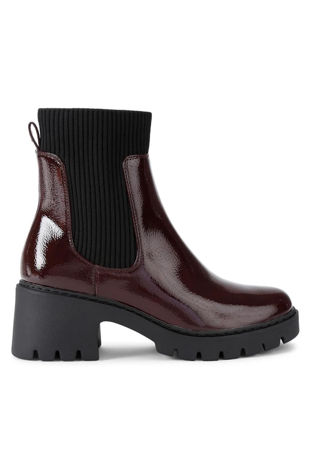 KG Kurt Geiger KG Kurt Geiger Women's 'Tess' Patent Boots in Wine