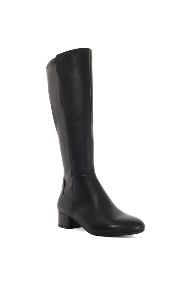 Dune London Dune London Women's Wide Fit 'Tayla' Leather Knee High Boots in Black - 2
