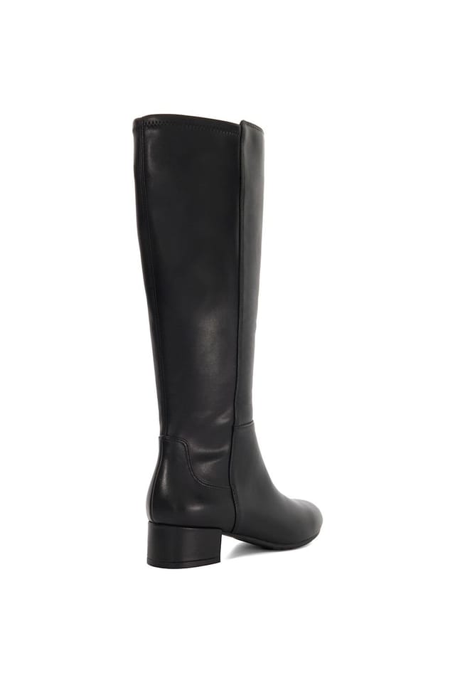 Dune London Dune London Women's Wide Fit 'Tayla' Leather Knee High Boots in Black - 3