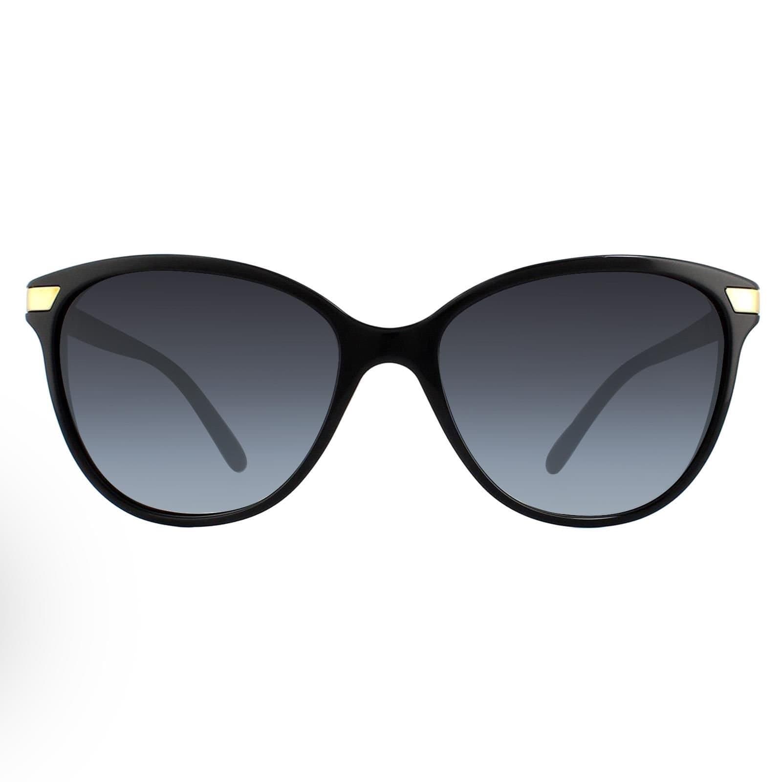 Burberry Burberry Women's Cat Eye Black With Gold Detailing Grey Gradient BE4216 Sunglasses