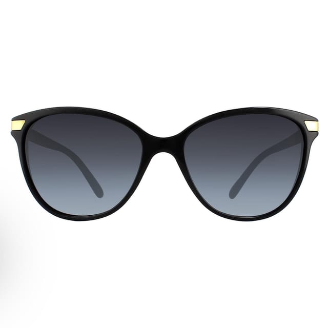Burberry Burberry Women's Cat Eye Black With Gold Detailing Grey Gradient BE4216 Sunglasses - 2