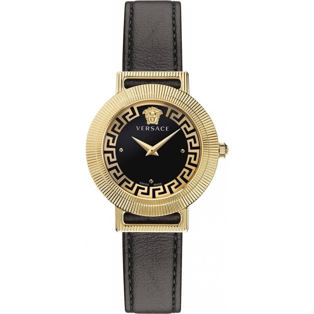Versace Versace Women's VE3D00322 Greca 36mm Quartz Watch in Black