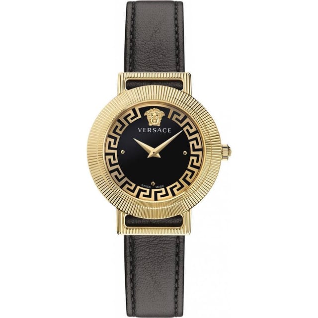 Versace Versace Women's VE3D00322 Greca 36mm Quartz Watch in Black - 2