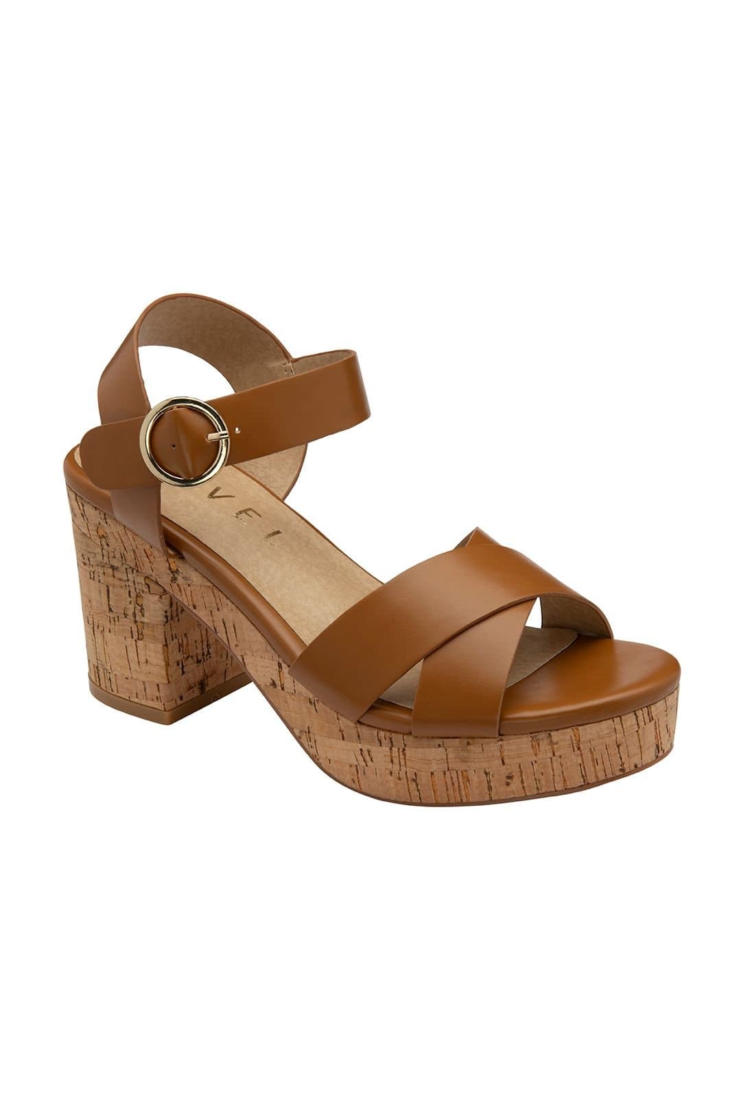 Ravel Ravel Women's 'Ghent' Open-Toe Platform Sandals in Tan