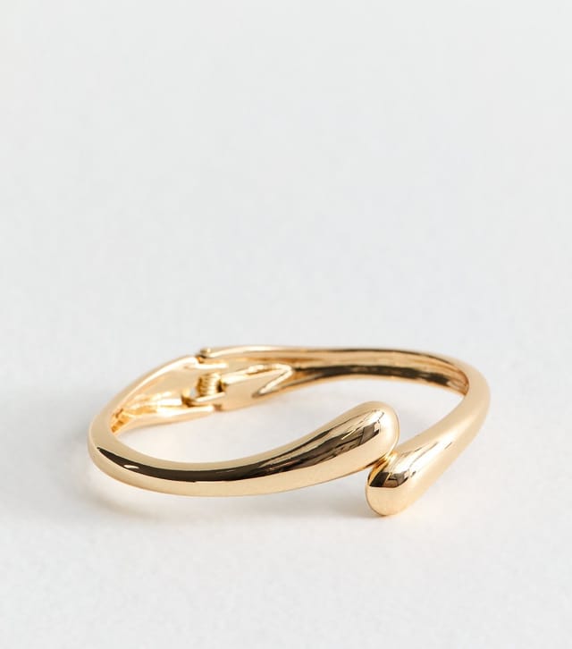 New Look Gold Tone Teardrop Cuff New Look - 3