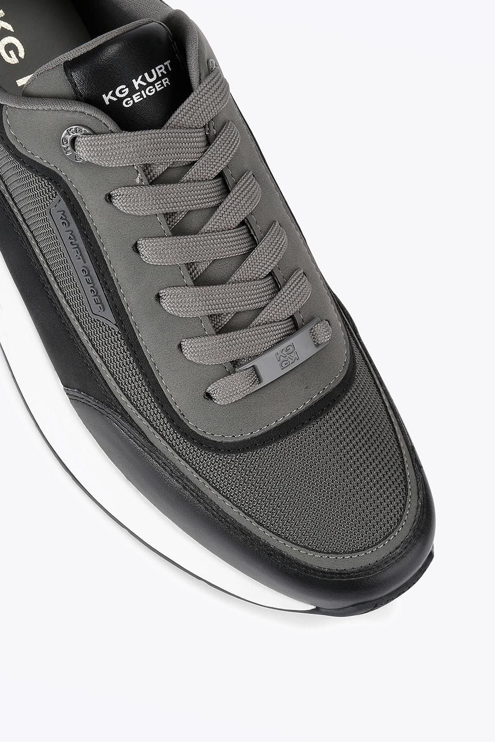 KG Kurt Geiger KG Kurt Geiger Men's 'Jackson' Trainers in Dark Grey - 4