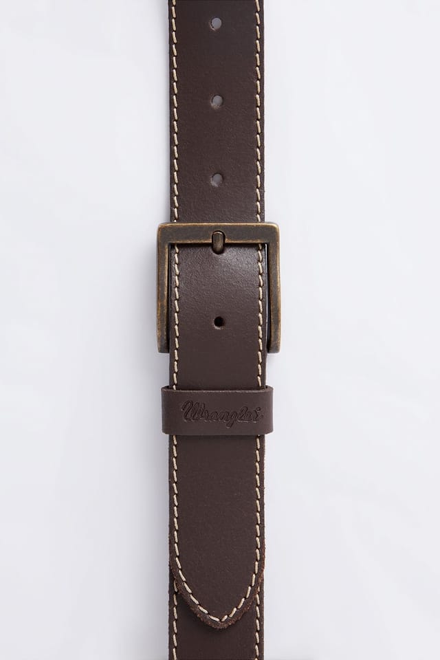 Wrangler Wrangler Men's Metal Loop Belt Brown - 2