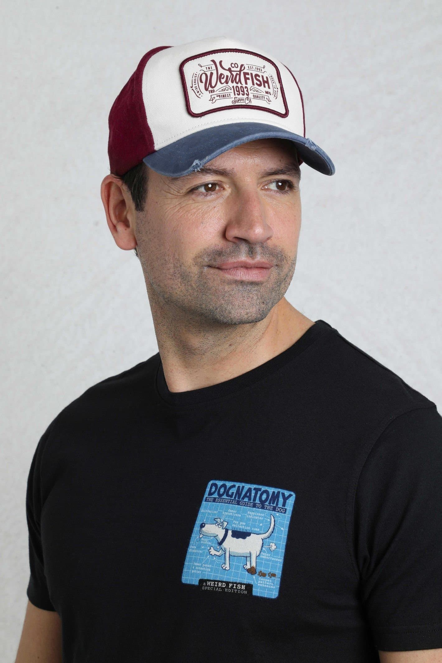 Weird Fish Weird Fish Men's Haywood Vintage Trucker Cap in Navy