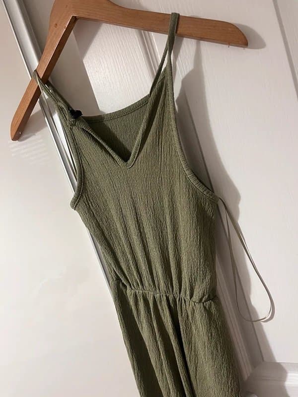 Bershka Ladies khaki bershka jumpsuit size xs