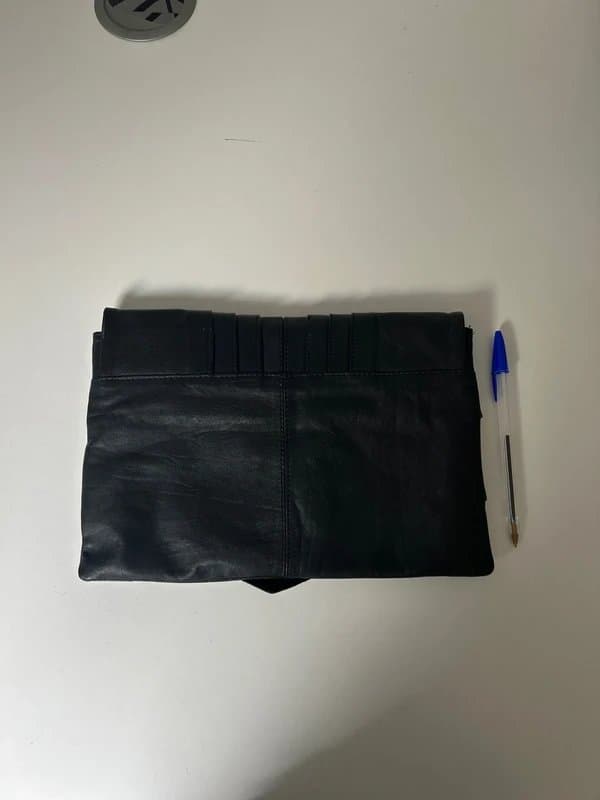 ASOS ASOS leather clutch bag