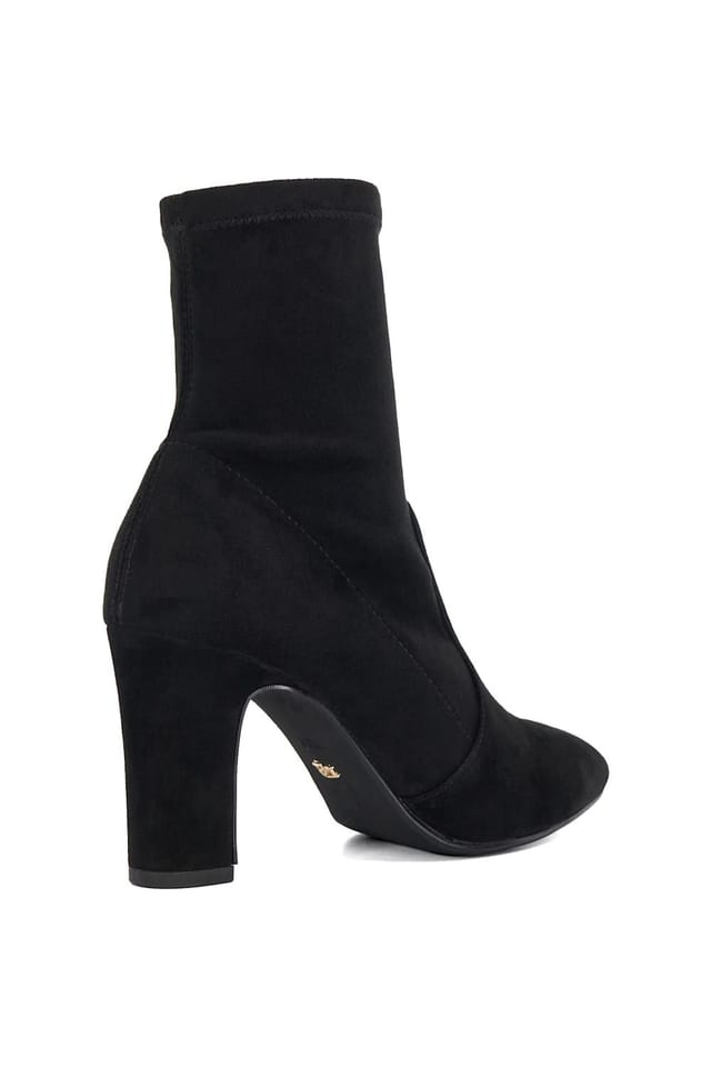 Dune London Dune London Women's Wide Fit 'Optilly' Suede Ankle Boots in Black - 3