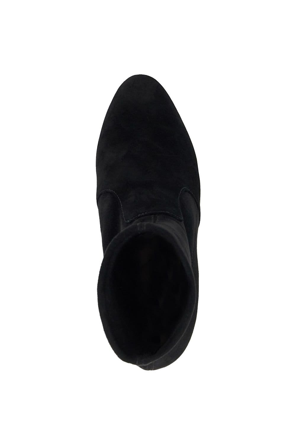 Dune London Dune London Women's Wide Fit 'Optilly' Suede Ankle Boots in Black - 4