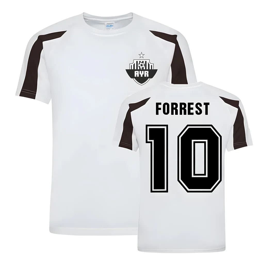 Ayr United Ayr United Men's Alan Forrest Sports Training Jersey in White