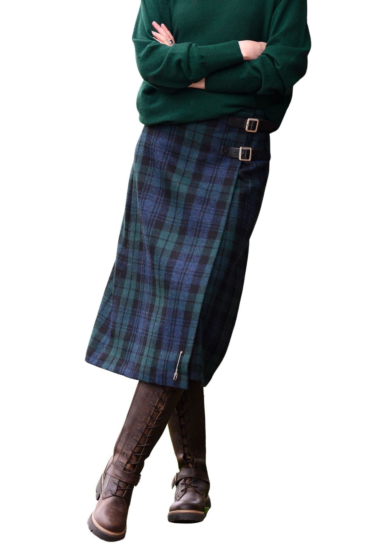 Celtic & Co Celtic & Co Women's Midi Celt Kilt
