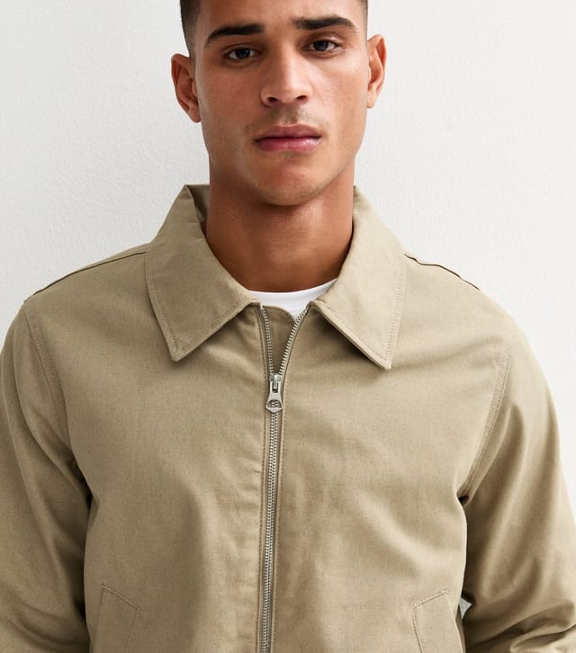 jack & jones Men's Stone Collared Jacket Jack & Jones New Look - 2