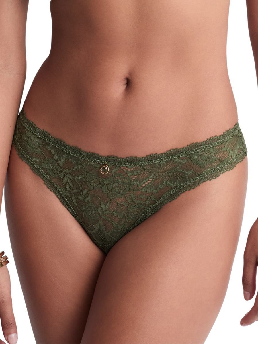 Aubade Aubade Women's Rosessence Care Tanga in Green - 4