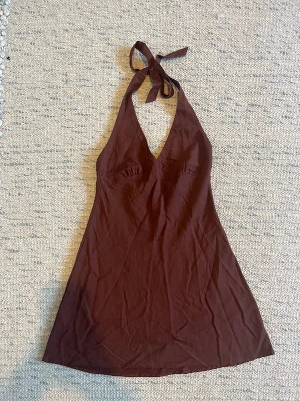 Bershka Mini Halter Neck Dress