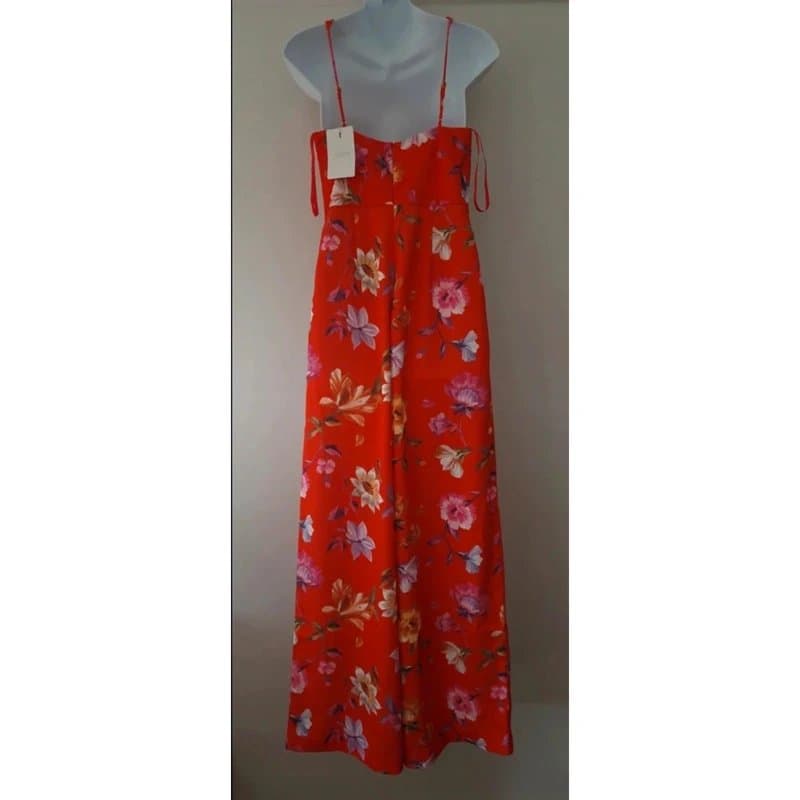 Ted Baker Ted Baker Rhubarb Floral Print wide leg jumpsuit UK size 8 brand new with