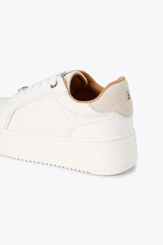 KG Kurt Geiger KG Kurt Geiger Women's 'Lighter Weave' Trainers in White - 3
