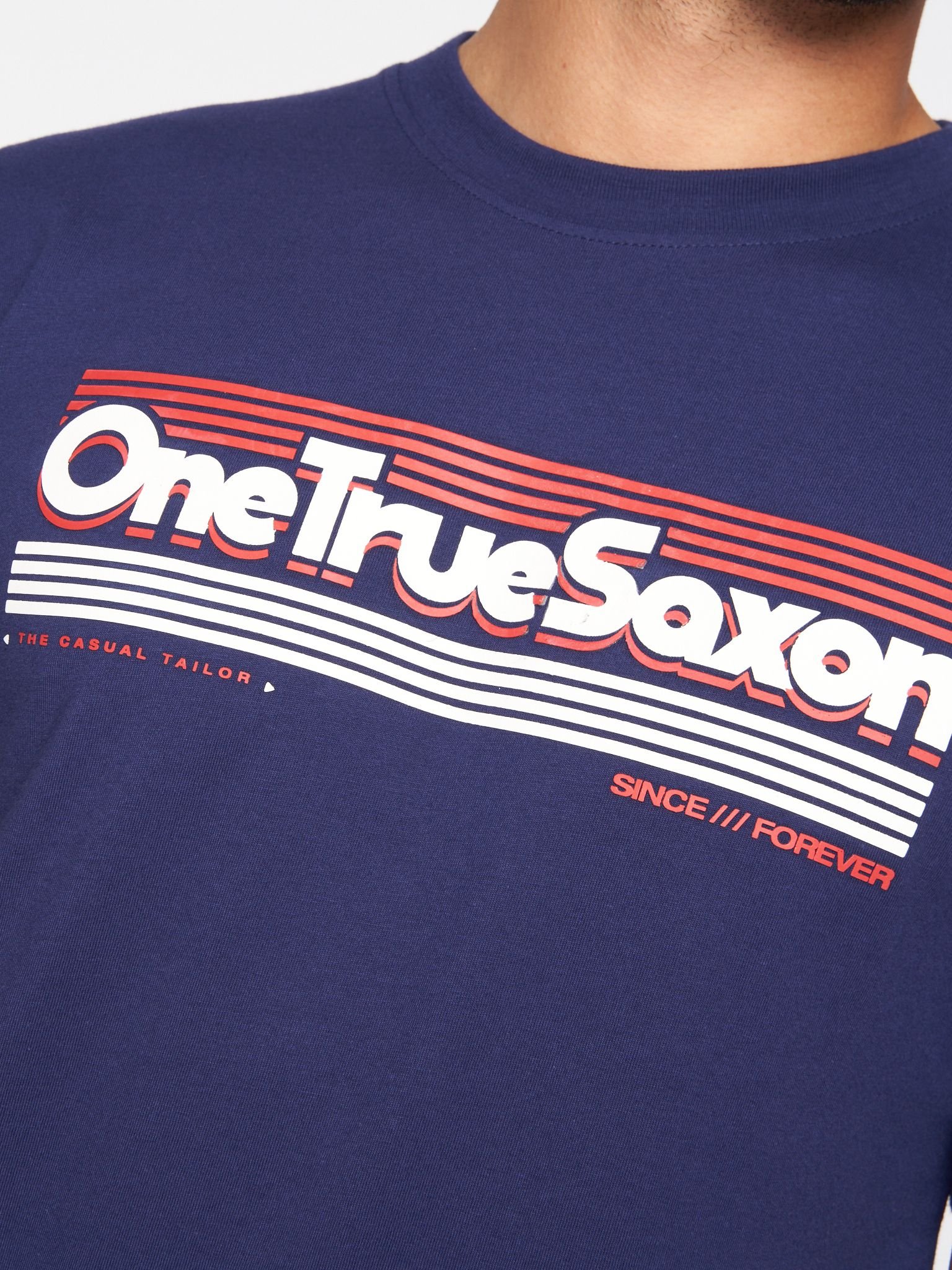 One True Saxon One True Saxon Men's Forever T-Shirt in Navy - 2