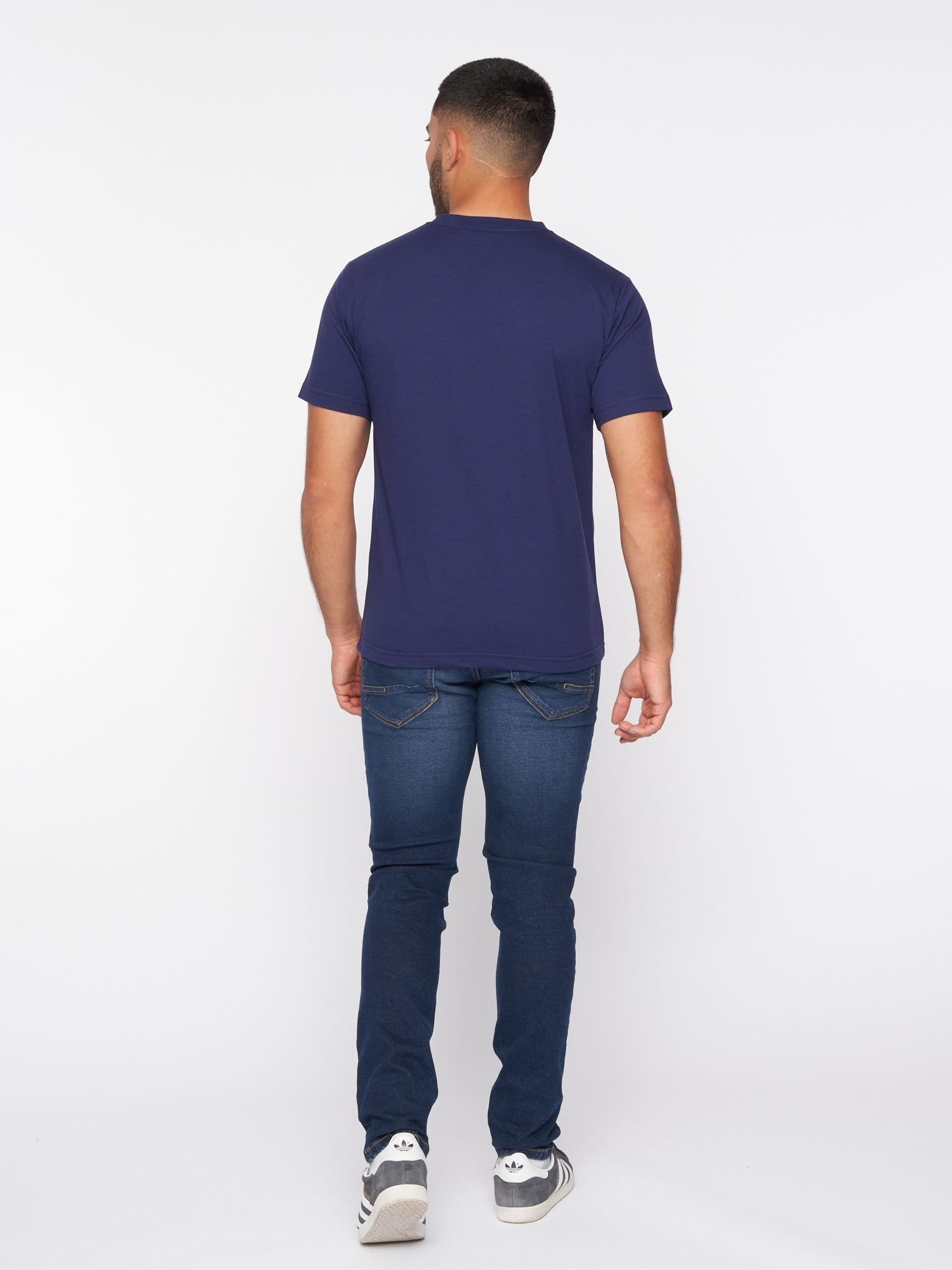 One True Saxon One True Saxon Men's Forever T-Shirt in Navy - 4