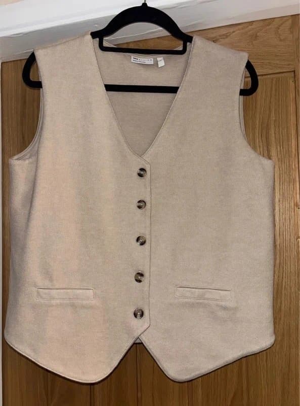 ASOS ASOS Beige Waistcoat – Size Small