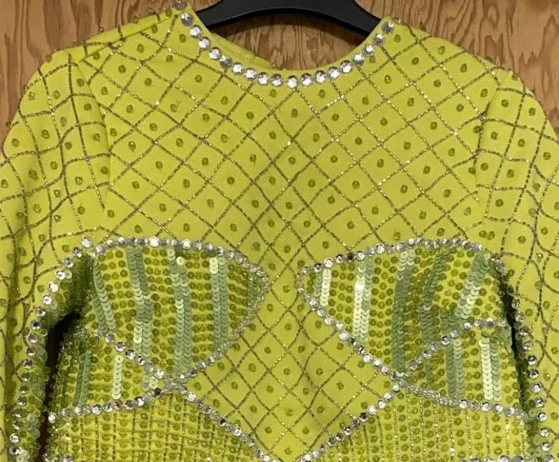 ASOS Fabulous ASOS size 8 all over sequin/beaded festival cropped jacket