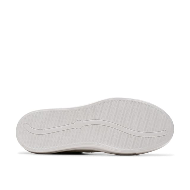 Clarks Clarks Women's Makea Court Silver Combination Trainers, Lace Up - 3