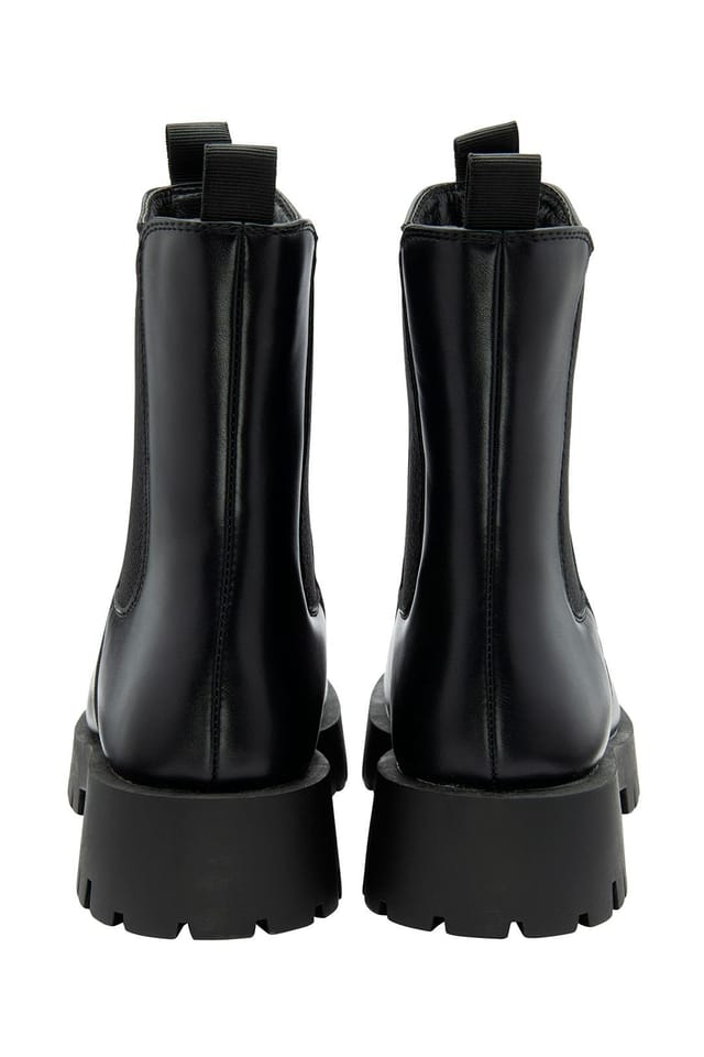 Ravel Ravel Women's Black 'Ness' Chunky Chelsea Boots - 3