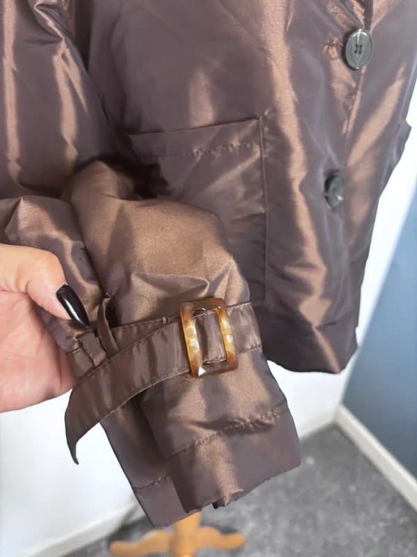 luxstyle Luxstyle Satin Jacket UK 12 Bronze Shine New with Tags D14