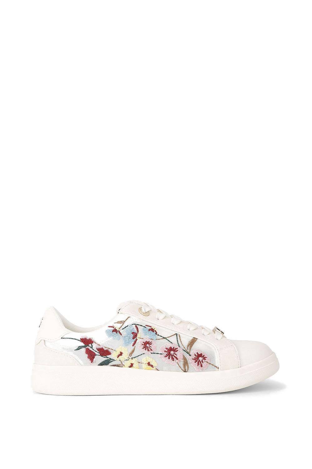 KG Kurt Geiger KG Kurt Geiger Women's 'Eliza Embroidery' Trainers in White - 2